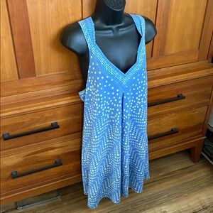 Oscar de la Renta pink label Sleeveless Printed  Chemise Nightgown.